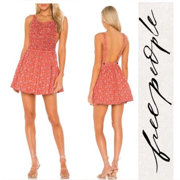 *NEW* Free People Petunia Sleeveless Mini Fit-&-Flare Dress size M - Picture 15 of 15